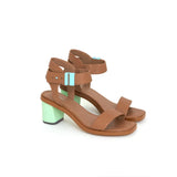 Cora Vegan Block Heel Square Toe Sandals