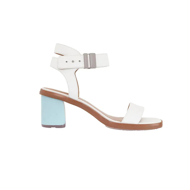 Cora Vegan Block Heel Square Toe Sandals