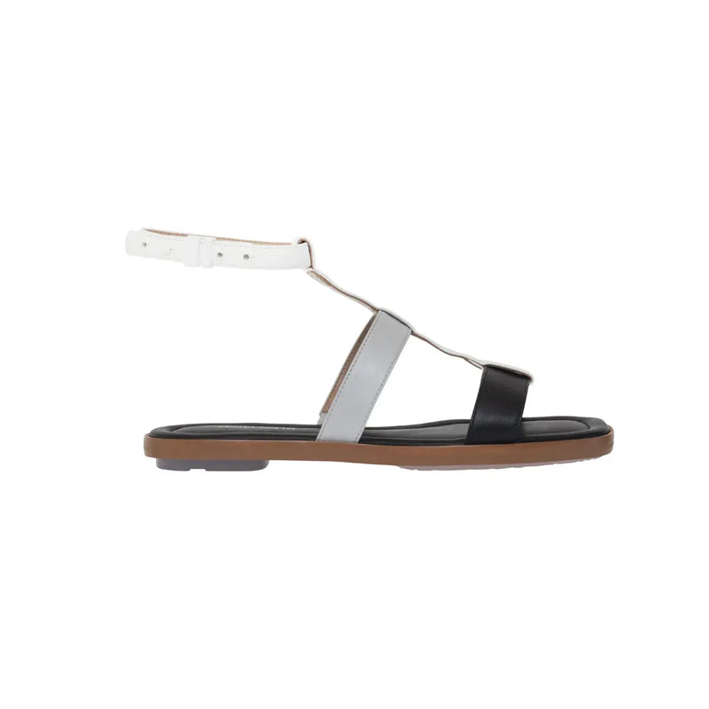 Darya Vegan Flat Gladiator Square Toe Sandals