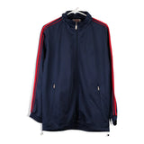 Vintage navy Old Time Sports Track Jacket - mens small