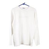 Vintage white Champion Long Sleeve Top - womens x-large