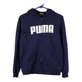 Vintage navy Age 13-14 Puma Hoodie - boys x-large