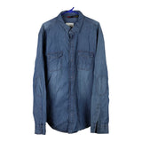 Vintage blue Diadora Denim Shirt - mens xxx-large
