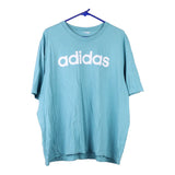Vintage blue Adidas T-Shirt - womens xx-large