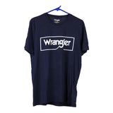Vintage navy Wrangler T-Shirt - mens medium