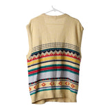 Vintage cream Unbranded Sweater Vest - womens xx-large