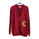 Vintage burgundy American System Cardigan - mens large