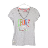 Vintage grey Leone T-Shirt - womens medium