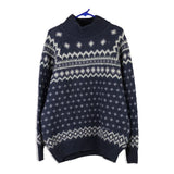 Vintage navy Marina Yachting Jumper - mens x-large