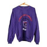 Vintage purple School for Climbers Unbranded Sweatshirt - womens medium