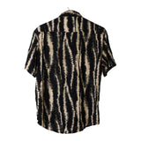 Vintage black Turbo Patterned Shirt - mens medium