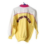Vintage yellow Newport Polo Club Sport Long Sleeve Polo Shirt - mens small
