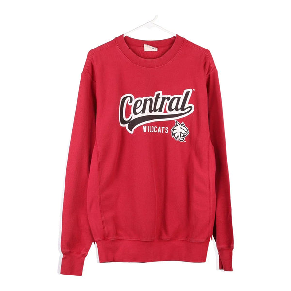 Vintage red Central Wildcats Mv Sport Sweatshirt - mens small
