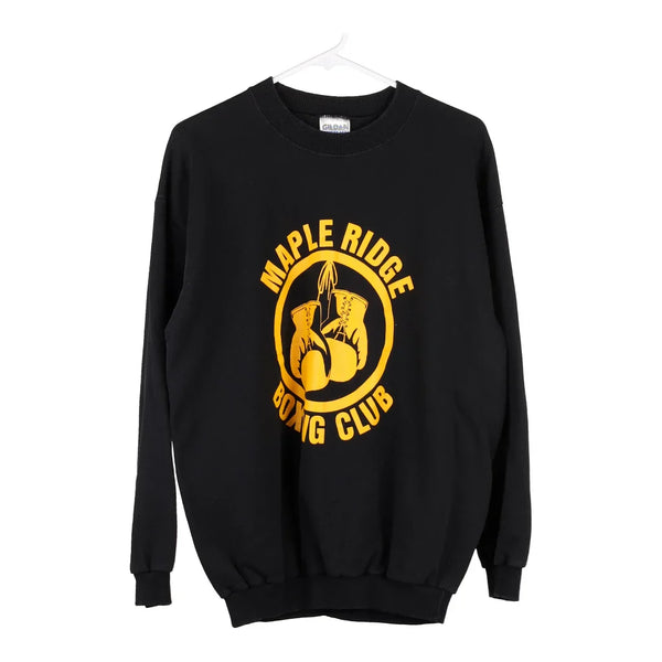 Vintage black Maple Ridge Boxing Gildan Sweatshirt - mens large
