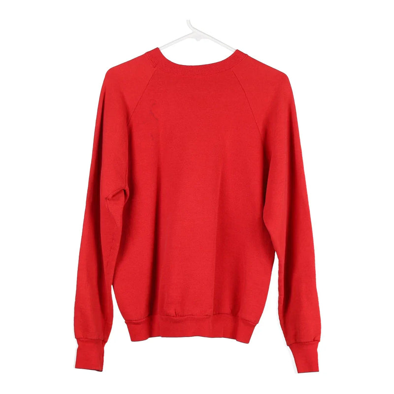 Unbranded Sweatshirt - Large Red Cotton Blend