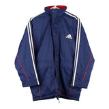 Age 16-18 Adidas Jacket - XL Navy Nylon