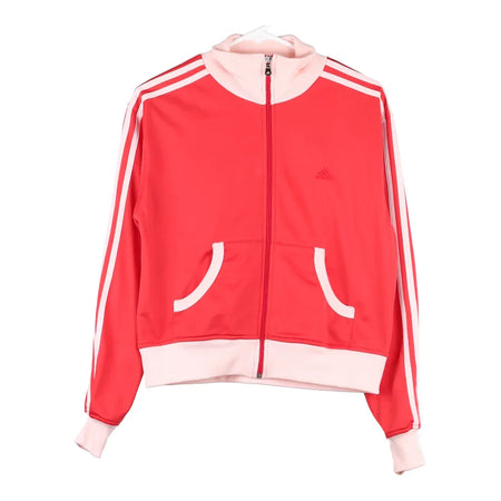 Age 8-10 Adidas Track Jacket - Large Pink Polyester