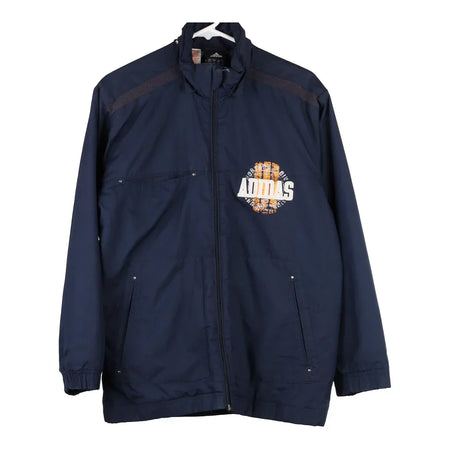 Age 14 Adidas Jacket - Large Navy Nylon