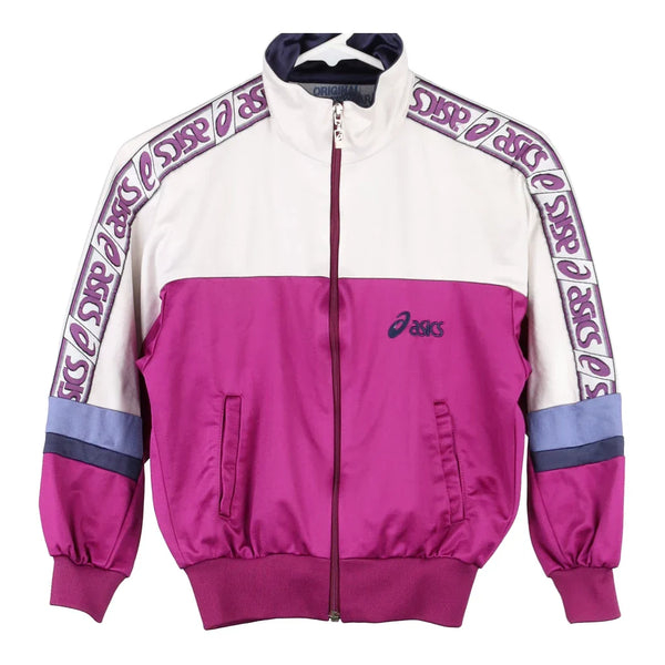Age 5 Asics Track Jacket - Large Block Colour Polyester