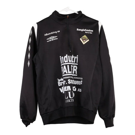 Age 12 Valeer JF Umbro Football 1/4 Zip - XL Black Polyester