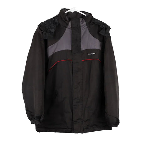 Age 16 Reebok Jacket - XL Black Nylon