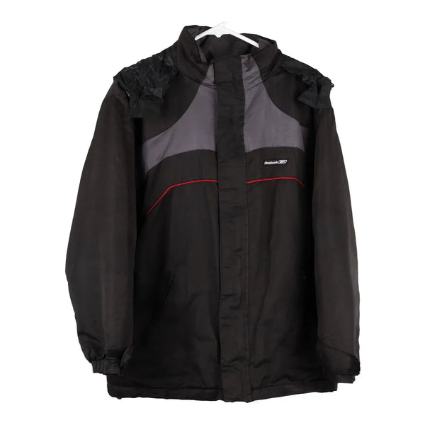 Age 16 Reebok Jacket - XL Black Nylon