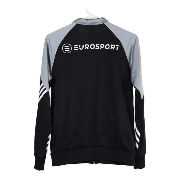 Age 12 Eurosport Lija / Iklin  Adidas Football Track Jacket - XL Black Polyester
