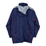 Age 16-18 Adidas Jacket - XL Navy Nylon