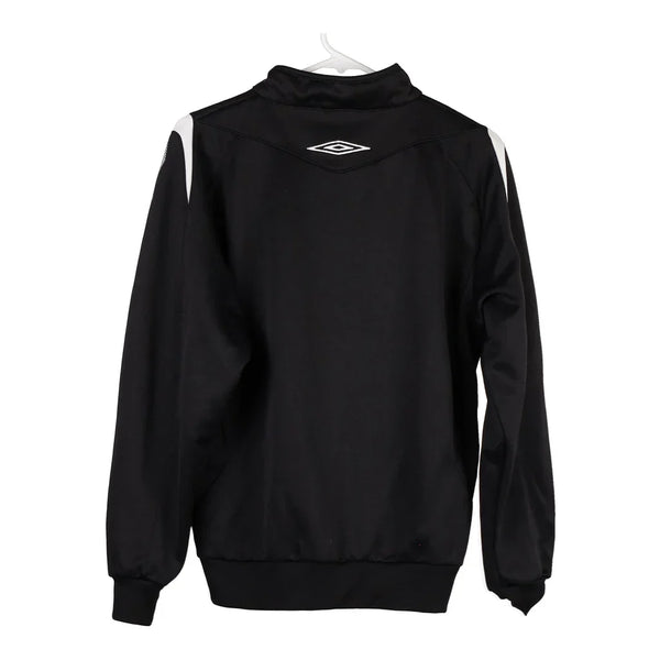 Age 12 Valeer JF Umbro Football 1/4 Zip - XL Black Polyester