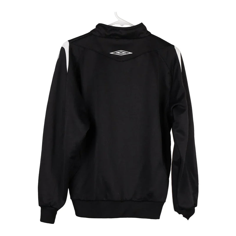 Age 12 Valeer JF Umbro Football 1/4 Zip - XL Black Polyester