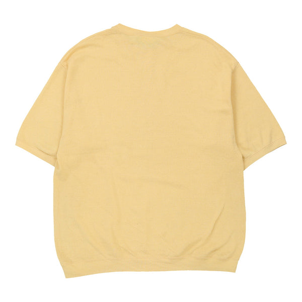 Vintage yellow Lee Sweatshirt - mens medium