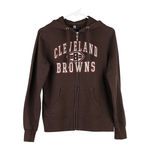 Vintage brown Cleveland Browns N.F.L. Team Apparel Hoodie - womens small