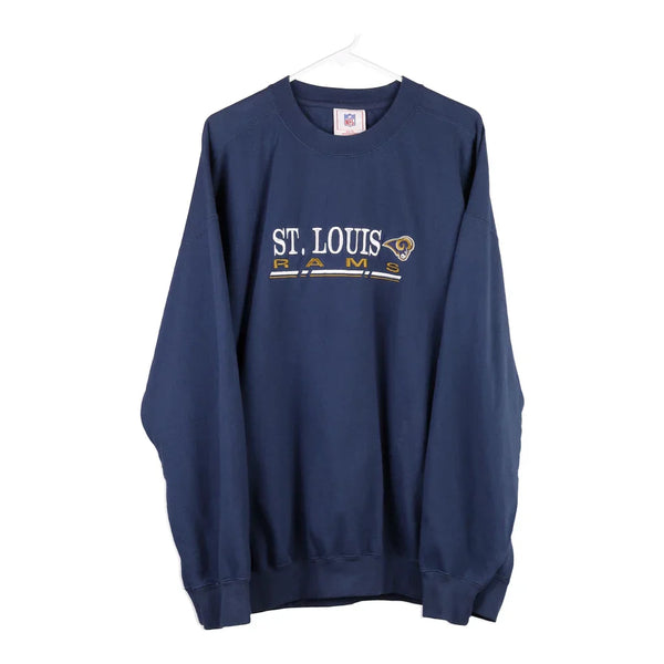 Vintage navy St. Louis Rams Nfl Sweatshirt - mens xx-large