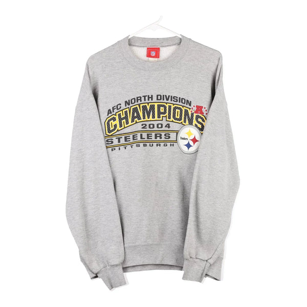 Vintage grey Pittsburgh Steelers Nfl Sweatshirt - mens large