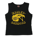 Vintage black Atlanta Georgia Harley Davidson Top - womens small