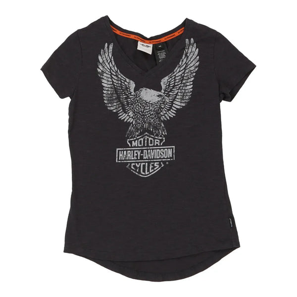 Vintage grey Harley Davidson T-Shirt - womens x-small