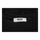 Msgm Sweatshirt - Small Black Cotton