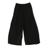 Emporio Armani Skinny Trousers - 28W UK 10 Black Viscose