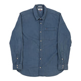 Vintage blue Tommy Hilfiger Denim Shirt - mens x-large