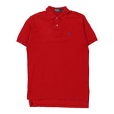 Vintage red Ralph Lauren Polo Shirt - mens small