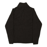 Vintage brown Fred Perry 1/4 Zip - mens medium