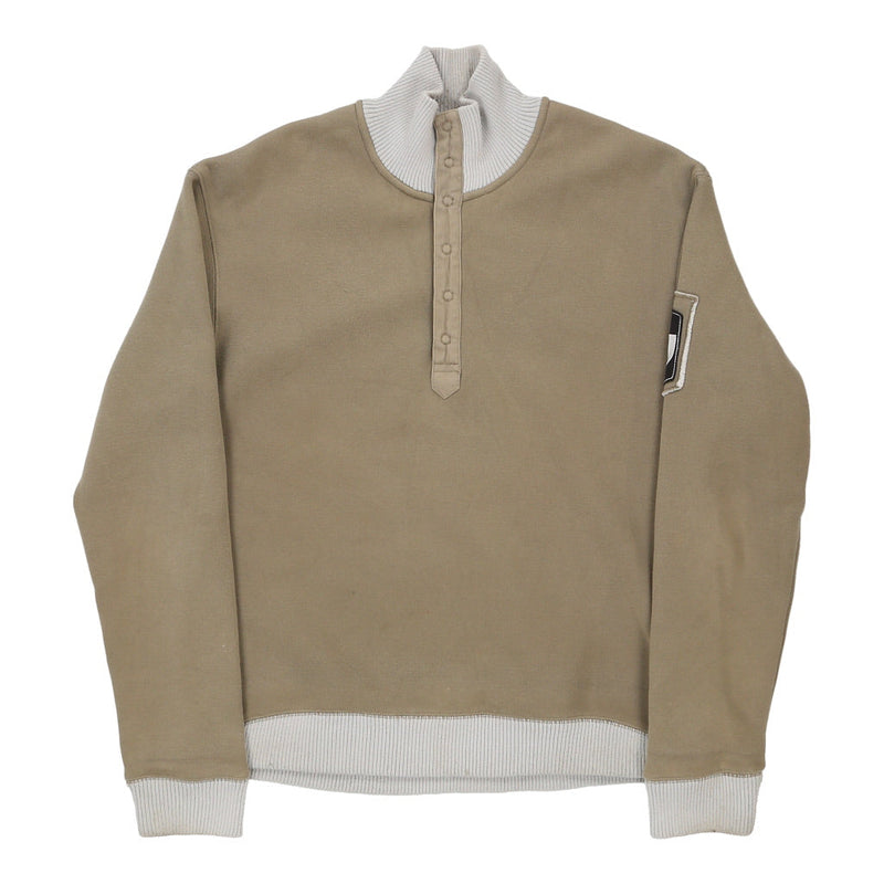 Armani Jeans Sweatshirt - Medium Khaki Cotton