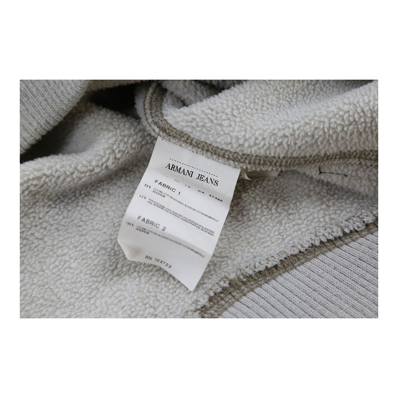 Armani Jeans Sweatshirt - Medium Khaki Cotton