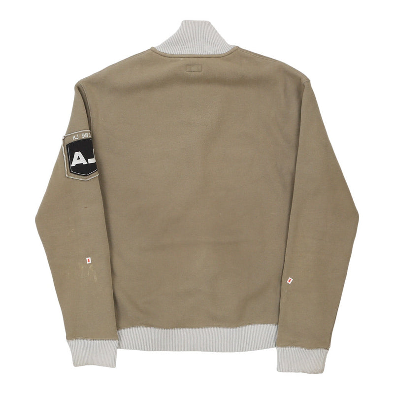 Armani Jeans Sweatshirt - Medium Khaki Cotton