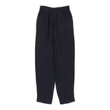 Emporio Armani Trousers - 28W UK 10 Navy Wool Blend