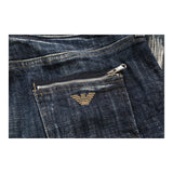 Emporio Armani Jeans - 33W UK 14 Blue Cotton