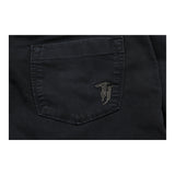 Trussardi Jeans - 30W UK 10 Black Cotton