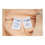 Trussardi Jeans Mini Denim Skirt - 29W UK 10 Orange Cotton