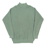 Byblos Tall 1/4 Zip - 2XL Green Cotton