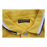Napapijri Polo Shirt - Large Yellow Cotton